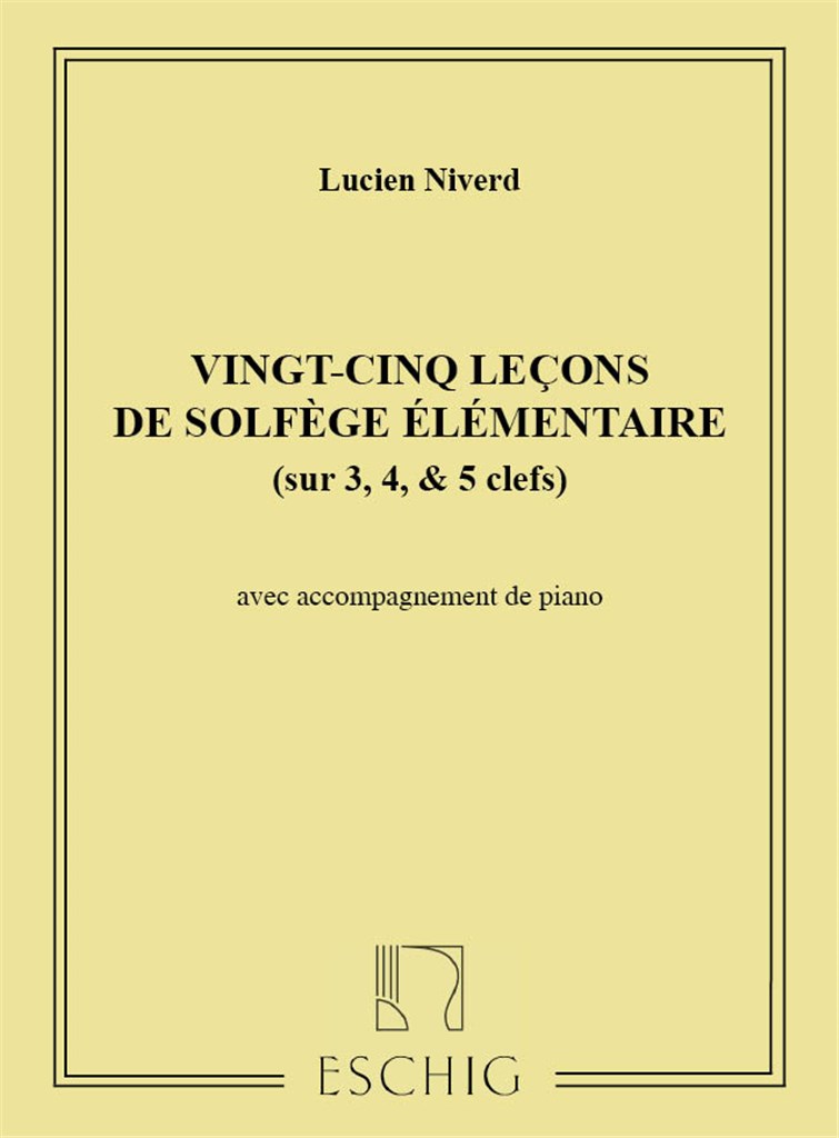 25 Lecons Solfege Avec Piano